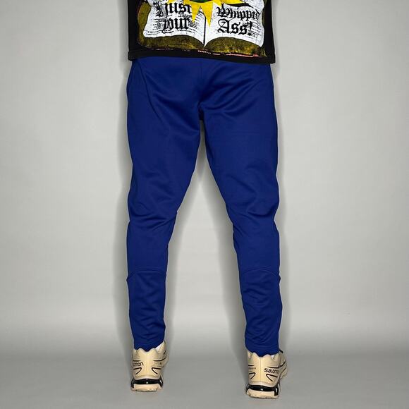 Jordan Sweatpants Dark Blue Polyester Joggers Black Jumpman Therma Fit - Picture 3 of 4